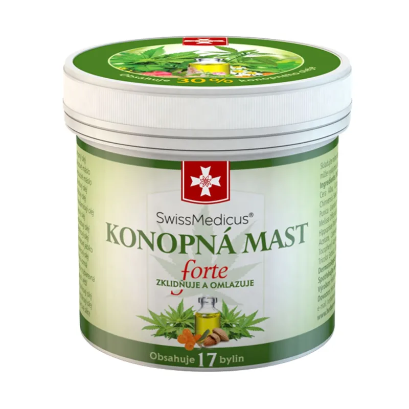 SwissMedicus Konopná masť Forte - 50 ml -