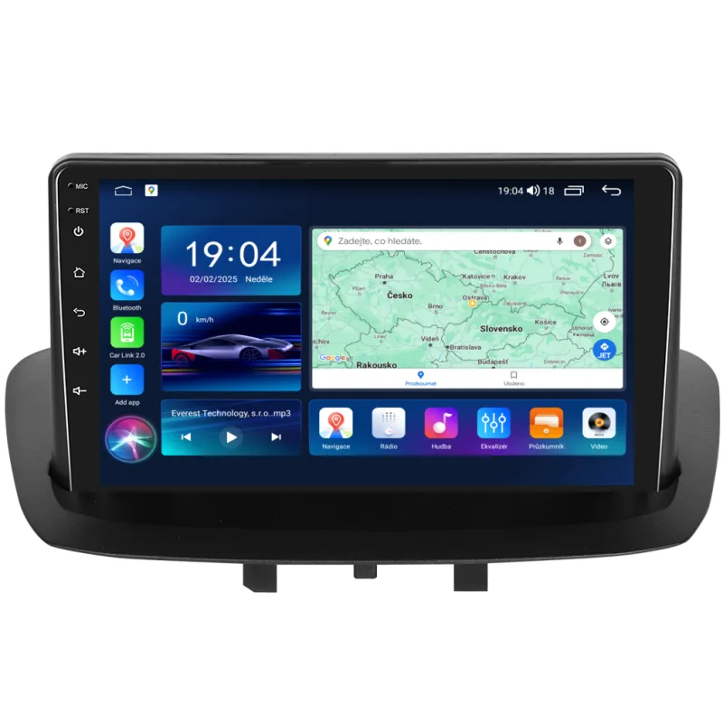 Everest 2DIN autorádio EVT217 Android, Renault Megane III / Renault Fluence EVT-UN06M/A8468