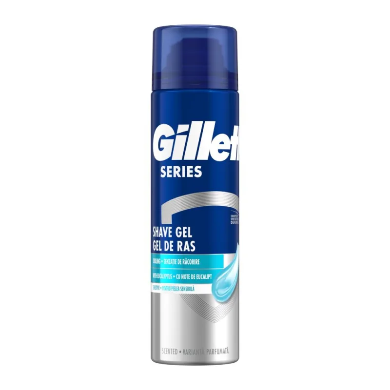 Gillette Gel 200ml SERIES Sensitive Cool Eucalyptus