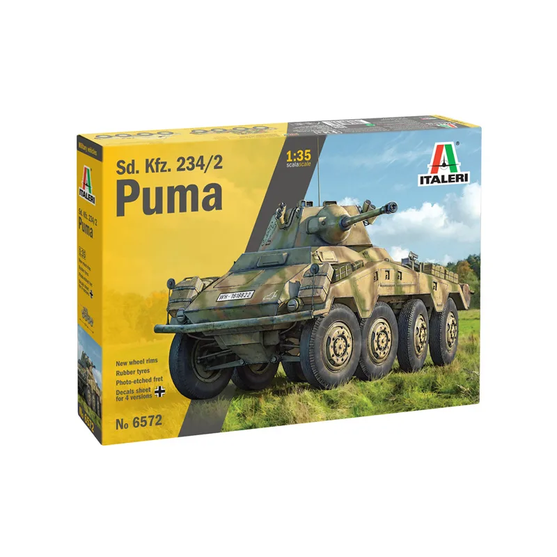 Italeri Model Kit military 6572 - Sd. Kfz.234/2 Puma (1:35)