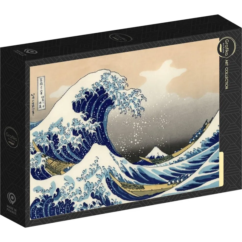 Puzzle Grafika 500 dielikov Hokusai - Veľká vlna pri pobreží Kanagawy