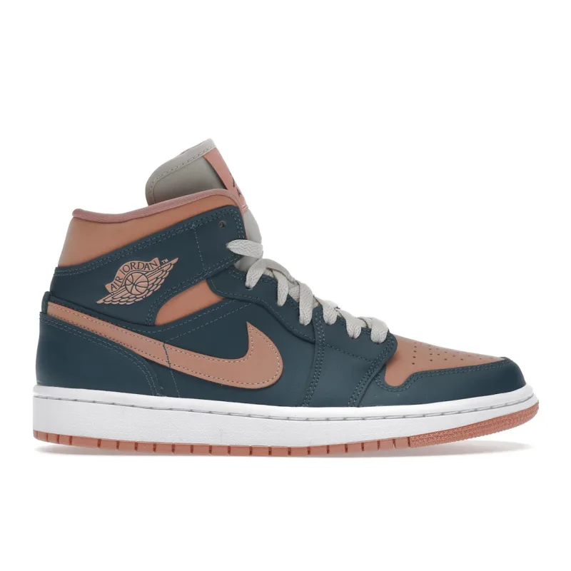 Jordan 1 Mid Dark Teal Green (Women's) - 43
