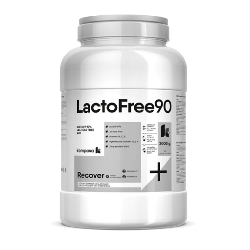 Kompava LactoFree 90 Protein, vanilka-bourbon, 2000g