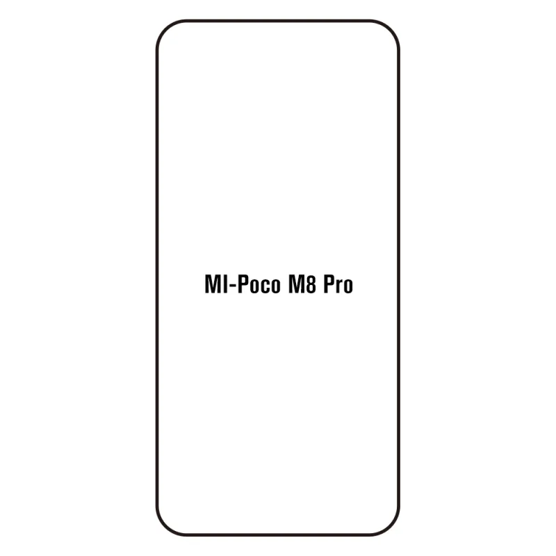 Sunshine Xiaomi Poco M8 Pro 5G Predná Hydrogél ochranná fólia Strih: Predná 1, Typ fólie: Matná