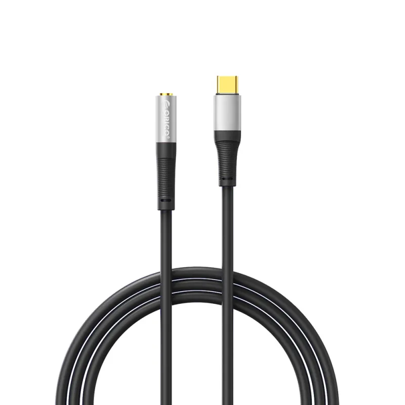 Orico AXC USB-C na 3,5 mm jack audio kábel 1 m - čierny