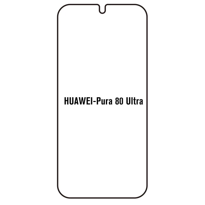 Sunshine Huawei Pura 80 Ultra Predná Hydrogél ochranná fólia Strih: Predná 2, Typ fólie: Číra