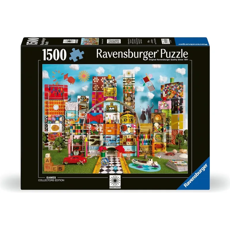 Puzzle Ravensburger 1500 dielikov Eames: House of Cards Fantasy