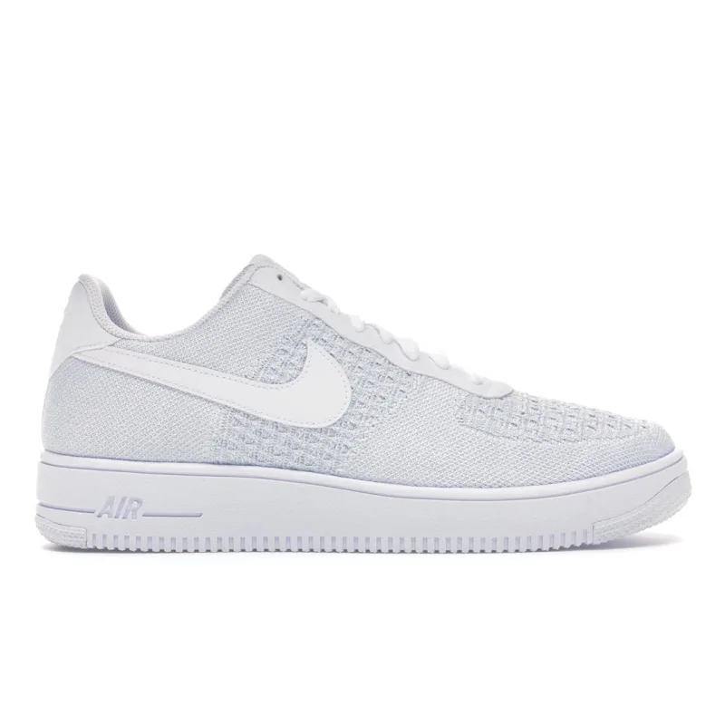 Nike Air Force 1 Flyknit 2 White Pure Platinum - 41