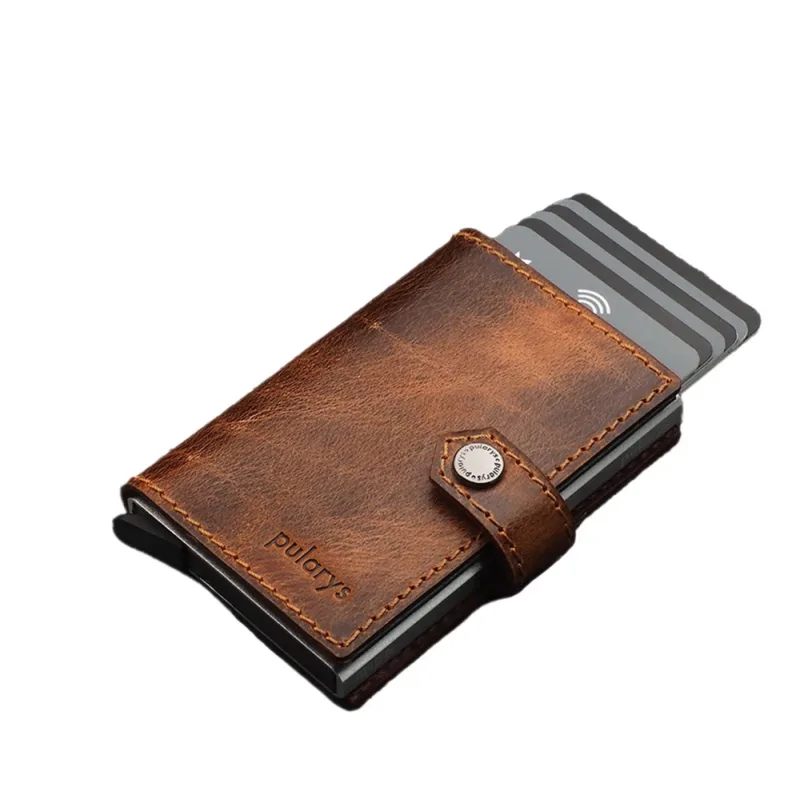 Pularys Pánska kožená peňaženka Easy Brown 210331007 - hnedá