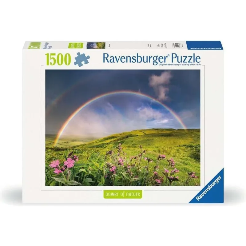 Puzzle Ravensburger 1500 dielikov Power of Nature: Úchvatná dúha