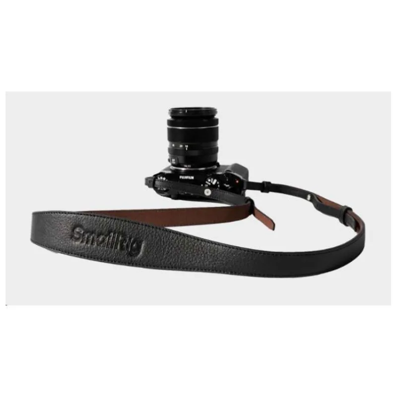 SmallRig 5208 Universal Leather Camera Shoulder Strap Black (5208)