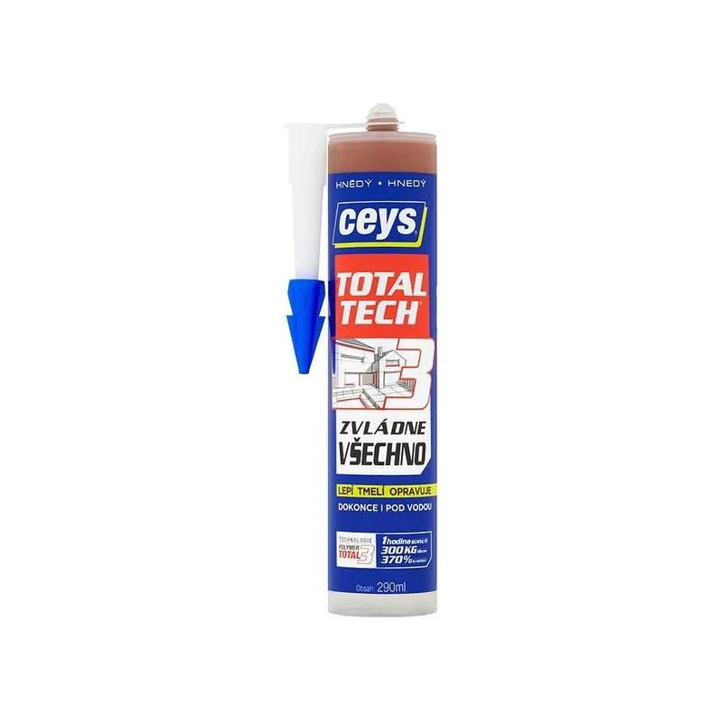 Ceys TOTAL TECH EXPRESS Lepidlo hnedé, 290 ml
