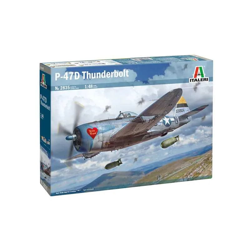 Italeri Model Kit lietadlo 2835 - P-47D Thunderbolt (E.T.O.) (1:48)