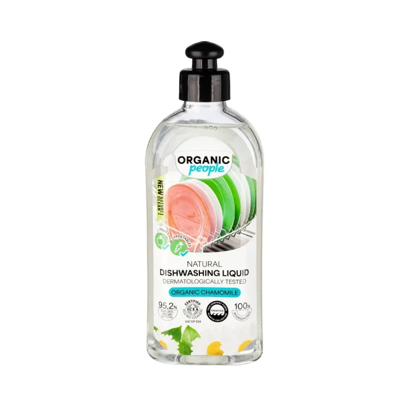 Organic People Prírodný prostriedok na riad – bio harmanček - 350 ml -