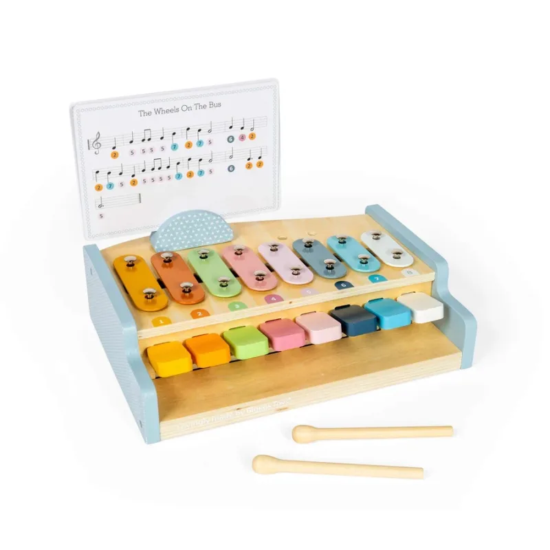 Bigjigs Toys Bigjigs Toys Piano a xylofón 2 v 1