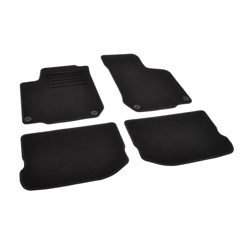 AZ Auto Design Textilné koberce Seat Leon 1999-2006/Seat Toledo 1998-2004/Škoda Octavia I 1997- 4x guľatá fixácia/VW Bora 1999-2006/VW Golf IV 1996-20