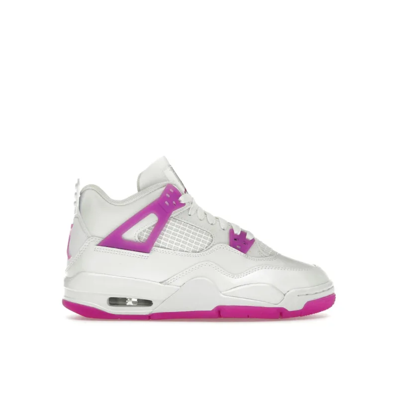 Jordan 4 Retro Hyper Violet White (GS) - 38.5