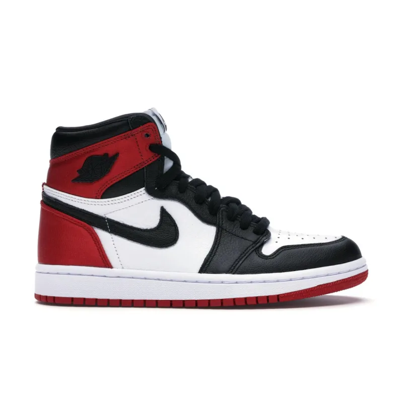 Jordan 1 Retro High Satin Black Toe (Women's) - 36.5