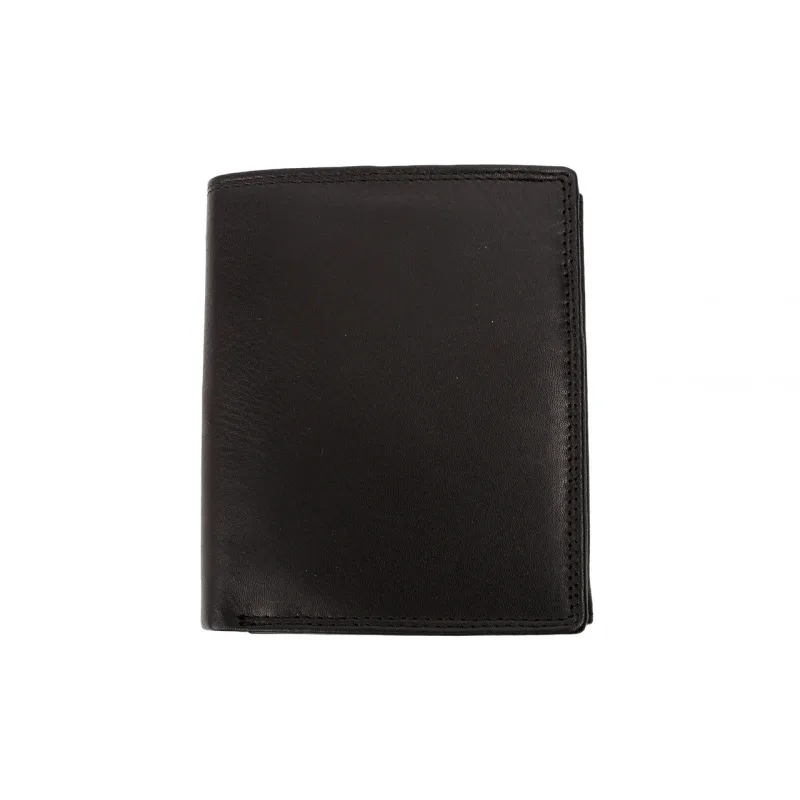 Pánska Kožená Portrétová Peňaženka IMPEX - čierna 9,5x12 cm