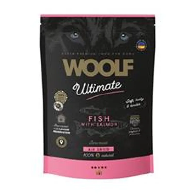 WOOLF Ultimate DogFood Fish with Salmon 1kg