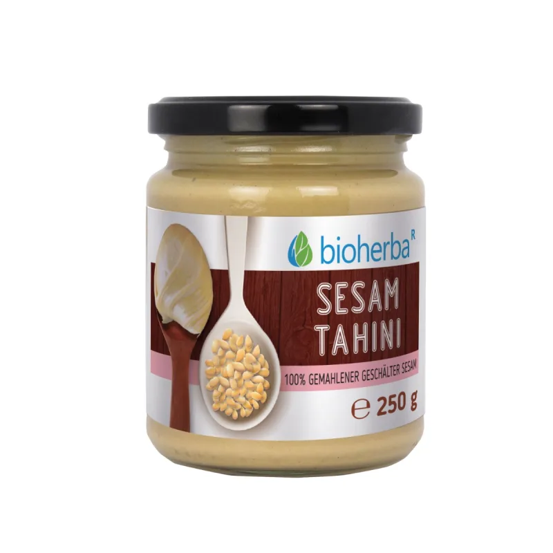 Bioherba 100 % sezamové tahini z mletého lúpaného sezamu – 250 g –
