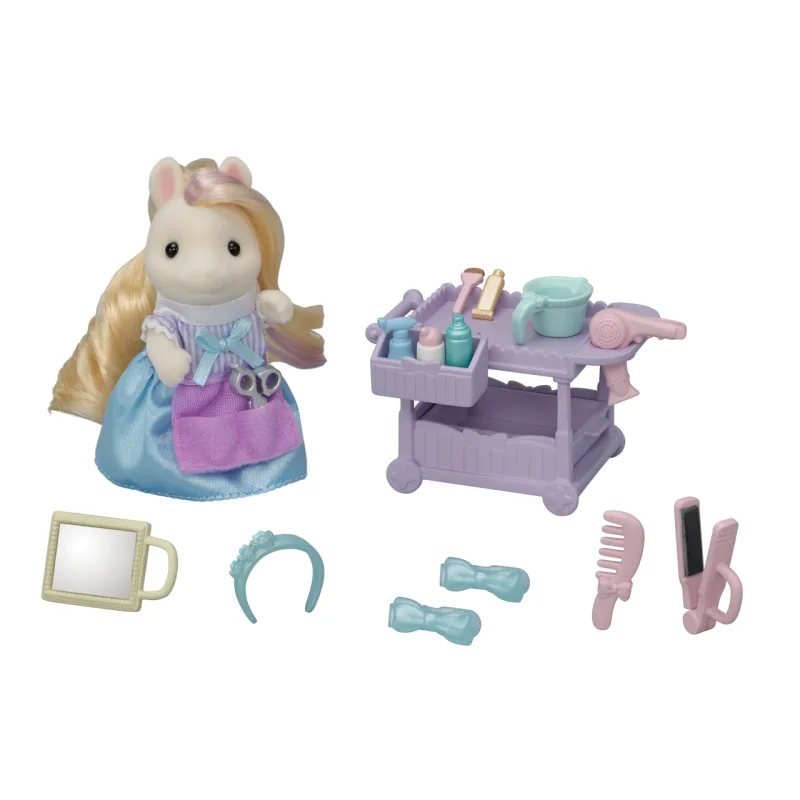 Sylvanian Families Poník s vlasmi v kaderníctve