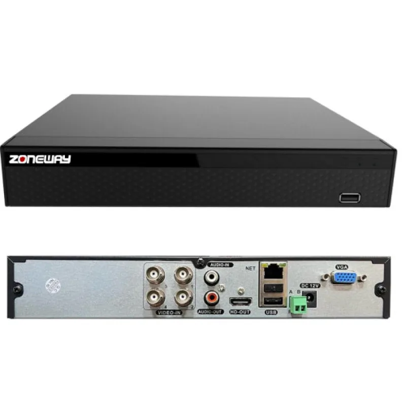 16CH IP/4CH AHD 8MPx hybridní rekordér 4K XVR | ZONEWAY XVR2104