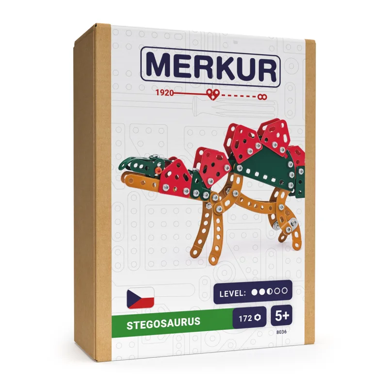 MERKUR - Stavebnice MERKUR - Stavebnica Merkur - DINO - Stegosaurus