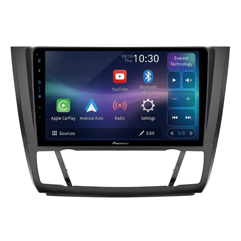 Pioneer 2DIN autorádio SPH-PF97BT, BMW E81 / E82 / E87 / E88 s automatickou klimatizací SPH-PF97BT/A7295