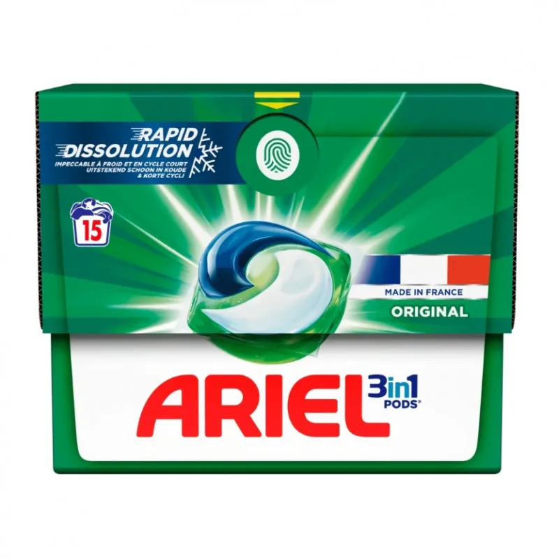 Ariel gélové kapsule na pranie 15ks Original