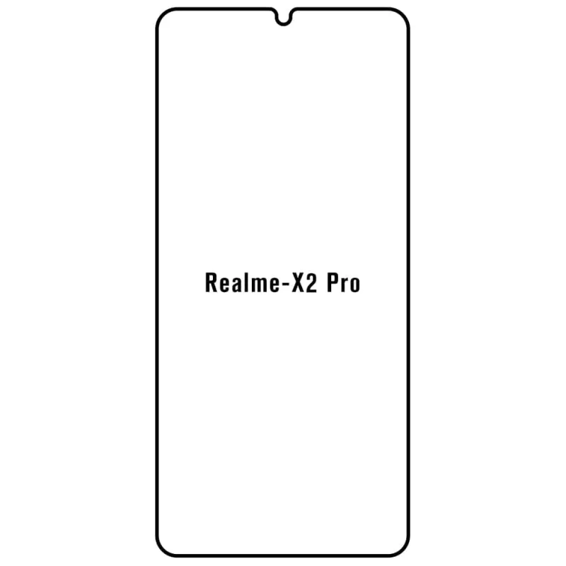Sunshine Realme X2 Pro Predná Hydrogél ochranná fólia Strih: Kompatibilná s krytom, Typ fólie: Anti-Spy (Privacy)