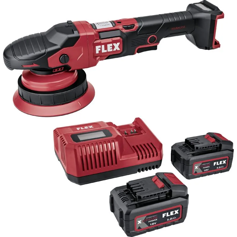 Flex XCE 8 150 18-EC Set - Aku-excentrická leštička s permanentnou rotáciou 18 V