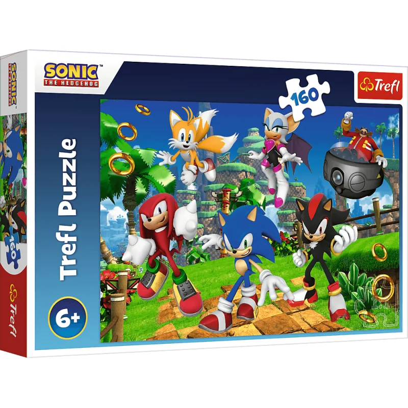 Trefl Puzzle Sonic a jeho priatelia 160 dielikov