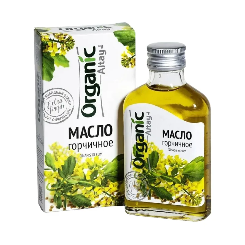 Specialist Horčicový olej lisovaný za studena – 100 ml – Organic Altay ()