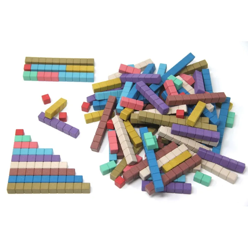 Wissner Wissner Počítacie tyčinky Montessori 10 farieb 100 ks