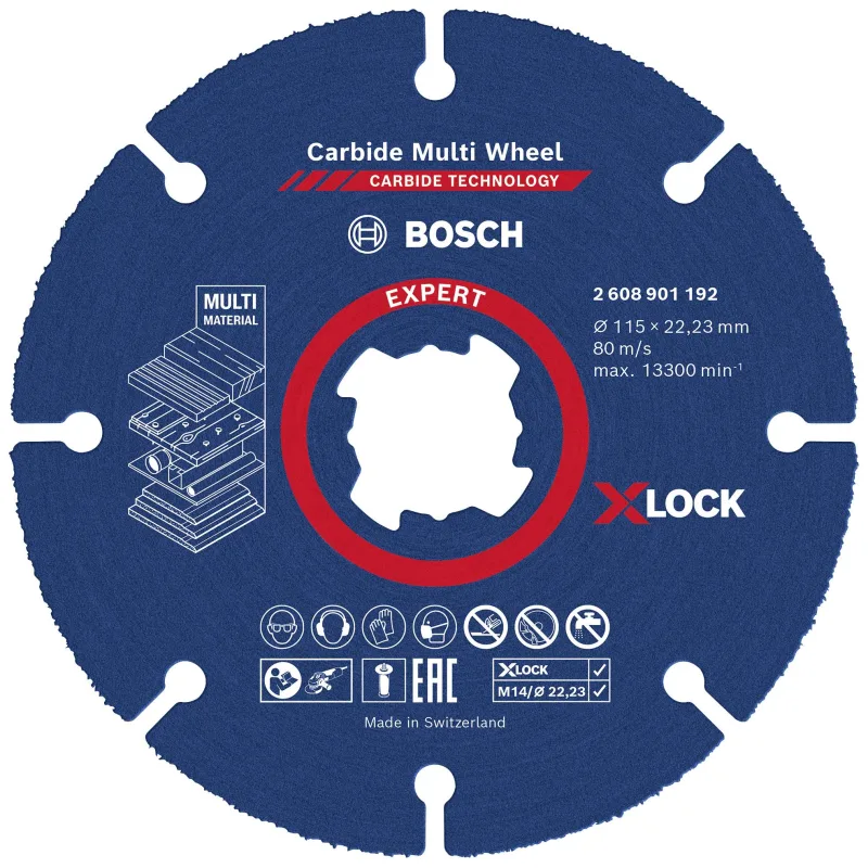 Viacúčelový kotúč BOSCH Multi Wheel 115mm X-LOCK