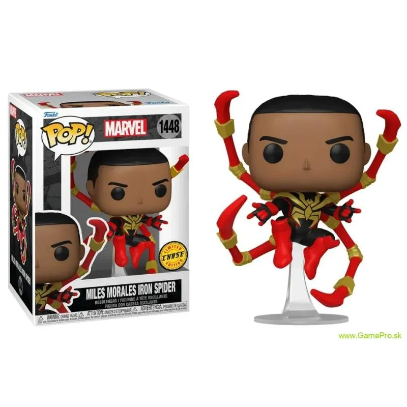 Funko Pop! 1448 Marvel Miles Morales Iron Spider Limited Chase Edition