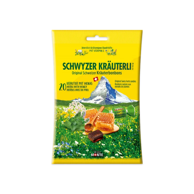 Green idea Bylinné cukríky – bylinky s medom 75 g –