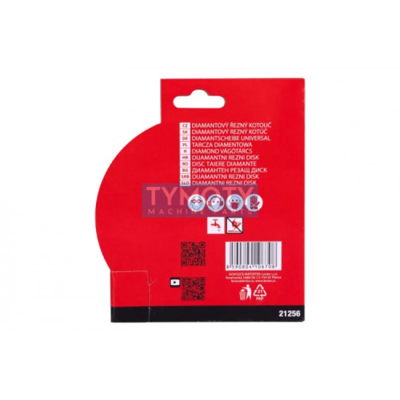Kotúč diamantový rezný plný 125x1x22,2 mm, FESTA INDUSTRY 21256