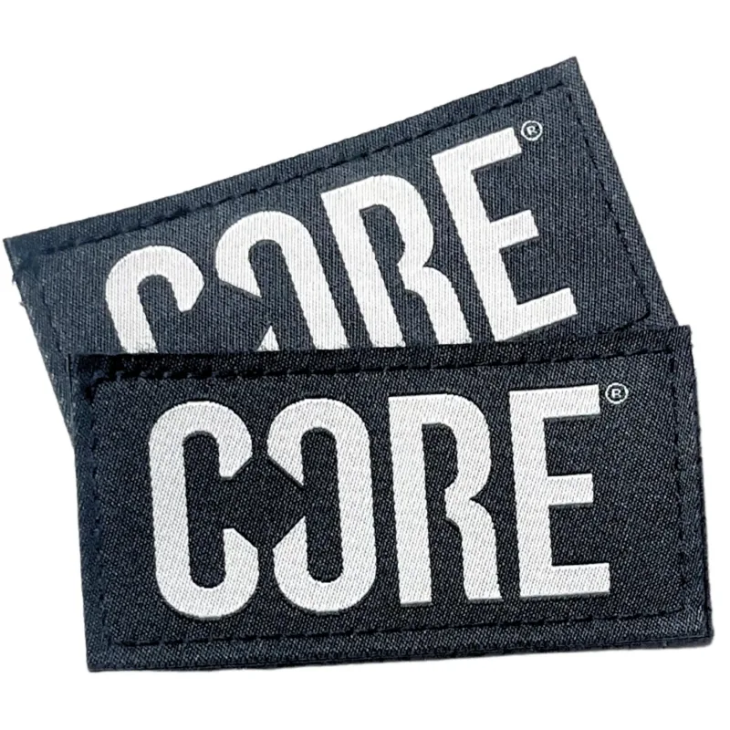 Core Velcro Chránič kolen Tags 2-balení (Černá)