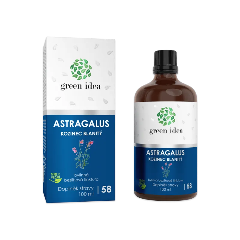 Green idea Astragalus – bezalkoholová tinktúra 100 ml –