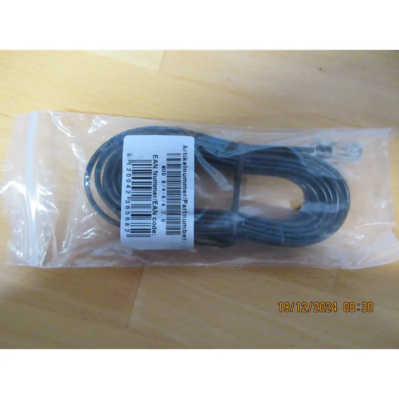 SCHRACK Propojovací kabel telefonní, 1x RJ-45 1x RJ-45, 3m