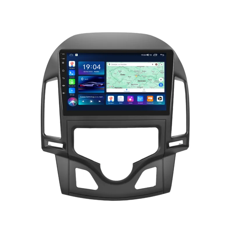 Everest 2DIN autorádio EVT31 Android, Hyundai i30 s automatickou klimatizací EVT-UN06M/A7485