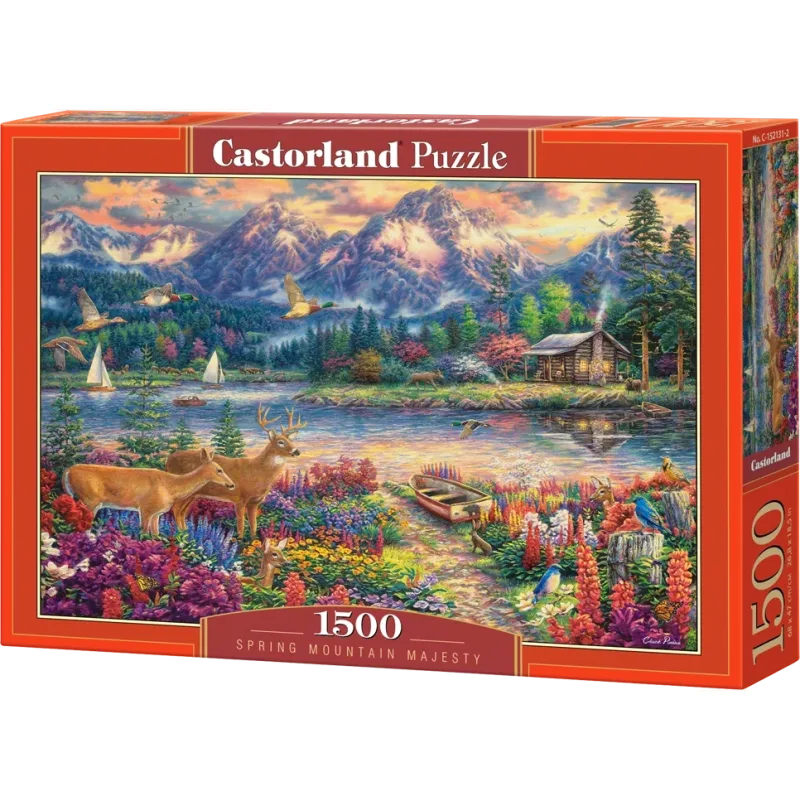 Castorland Puzzle Majestát jarných hôr 1500 dielikov