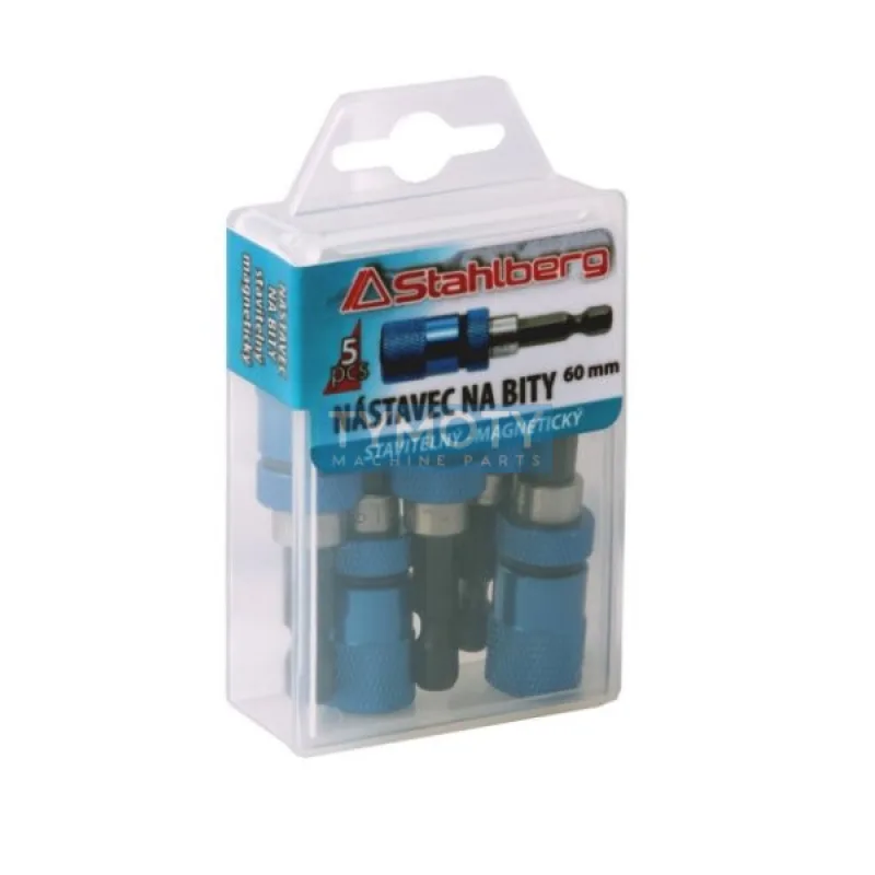 Nadstavec na bity 1/4" x 60 mm nastaviteľný doraz, Stahlberg