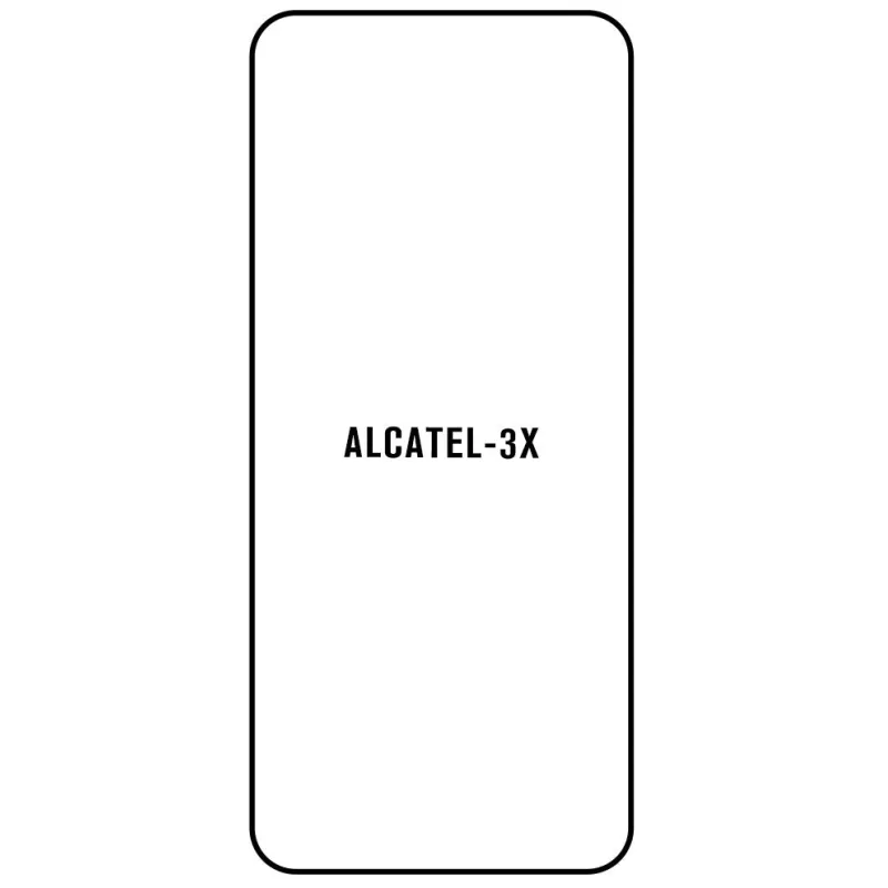 Sunshine Alcatel 3X 2019 Predná Hydrogél ochranná fólia Strih: Predná 2, Typ fólie: Proti modrému svetlu