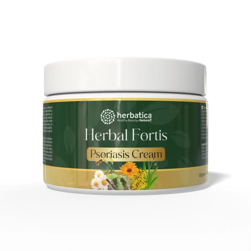 Herbatica Herbal Fortis Psoriasis Cream - regeneračný krém pre pokožku so sklonom k psoriáze – 200 ml -