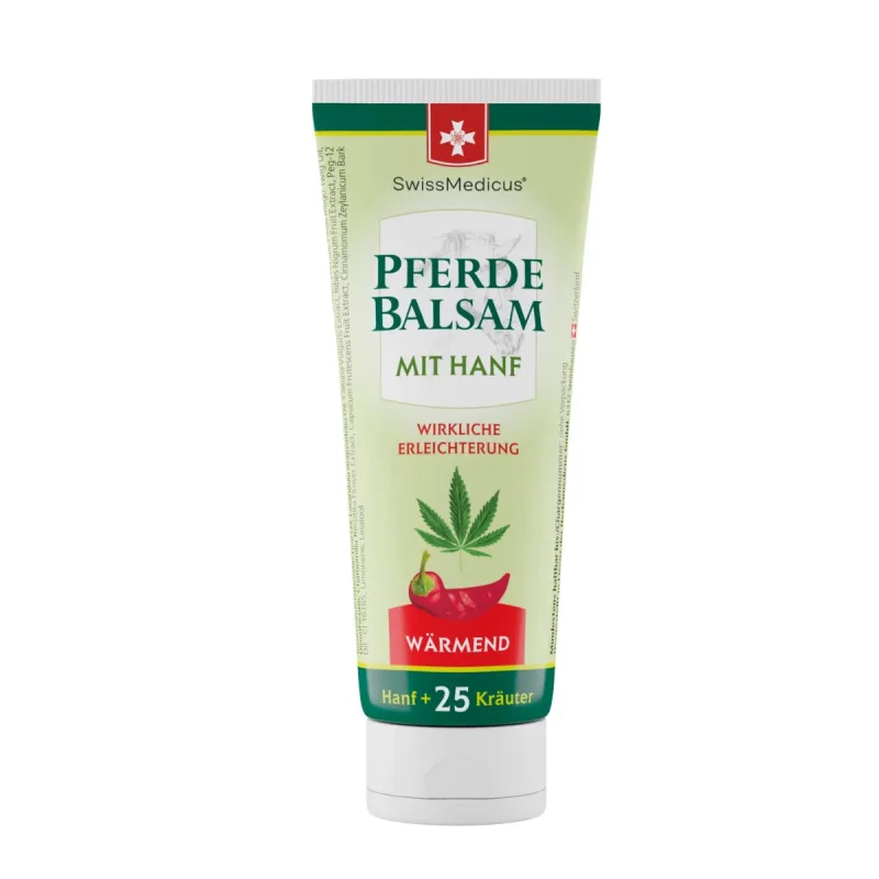 SwissMedicus Konská masť s konope hrejivá - 75 ml -