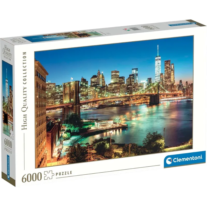 Puzzle Clementoni 6000 dielikov Svetlá Brooklynského mosta