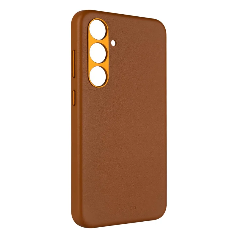 Kryt FIXED MagLeather MagSafe Galaxy S24, hnědý FIXLM-1256-BRW